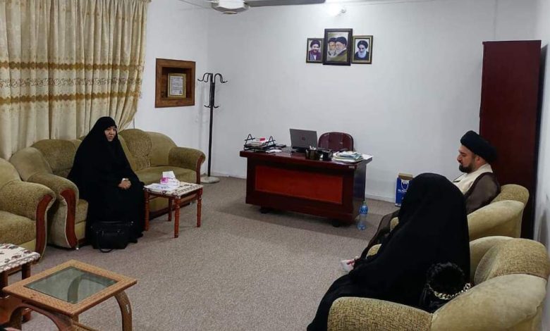 زيارة وفد من مؤسسة ملتقى العلم والدين النسوية لمجمع أهل البيت (ع) في النجف