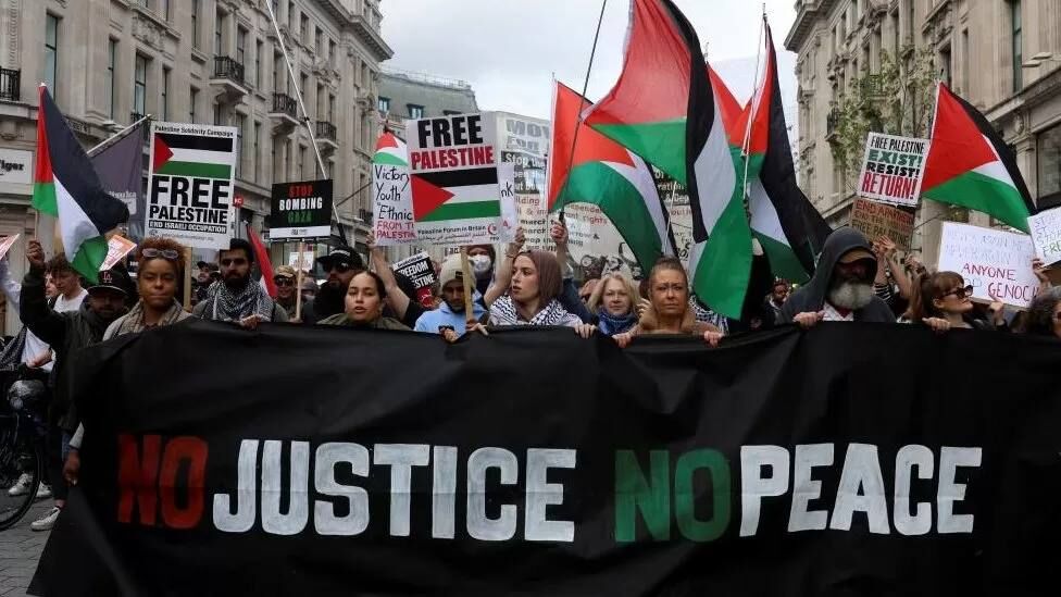 Over 200 arrested in London’s pro-Palestine march
