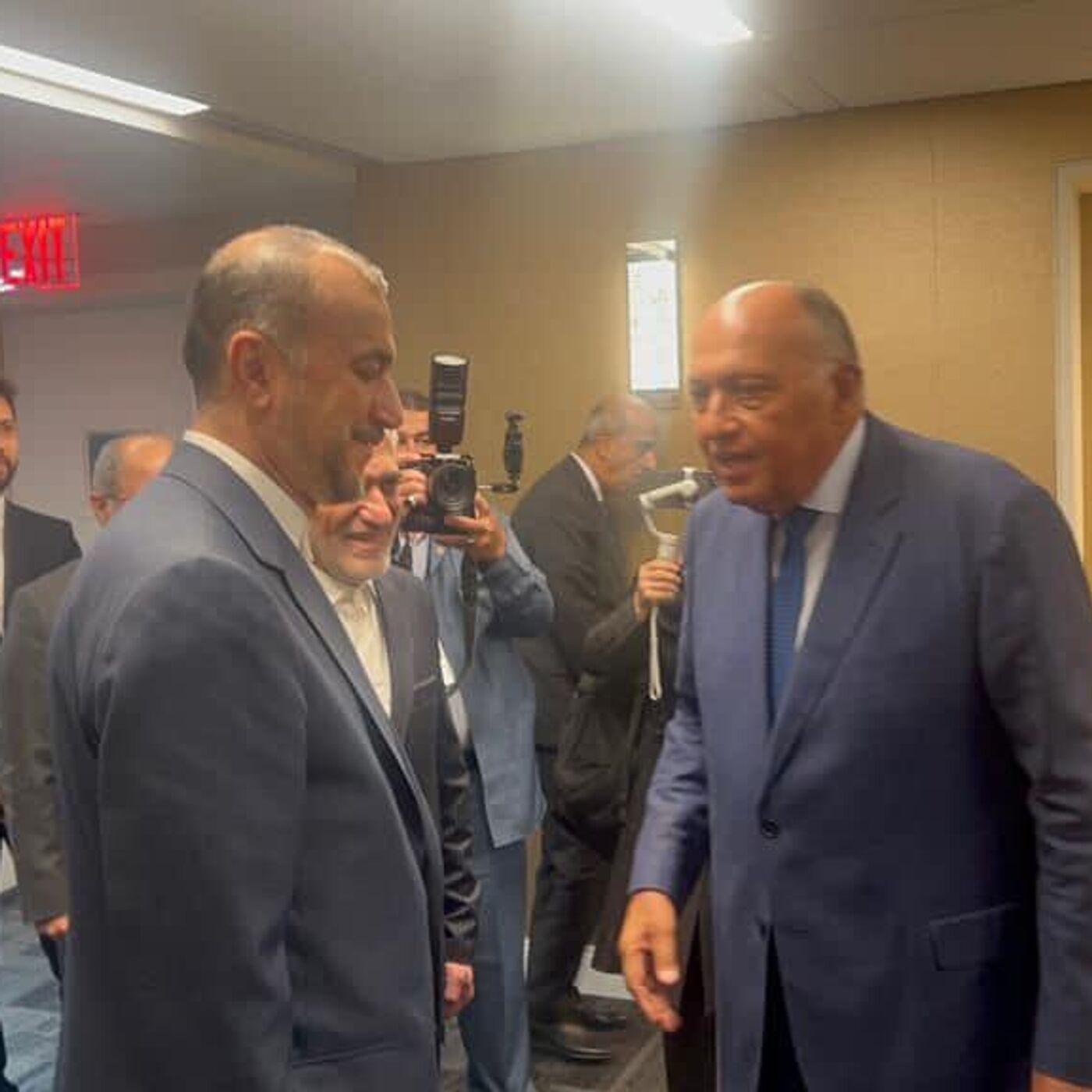 أمير عبداللهيان لوزير الخارجية المصري: اليوم هو يوم الاختبار ومن المتوقع ان تفتح مصر معبر رفح 
