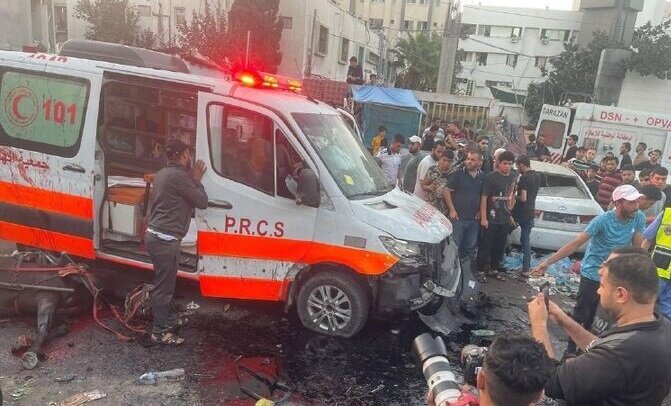 دۆخی نالەباری نەخۆشخانەکان لە غەززە