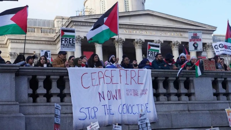 Polisi Inggris Dikerahkan untuk Unjuk Rasa Pro-Palestina yang 'Tegang'
