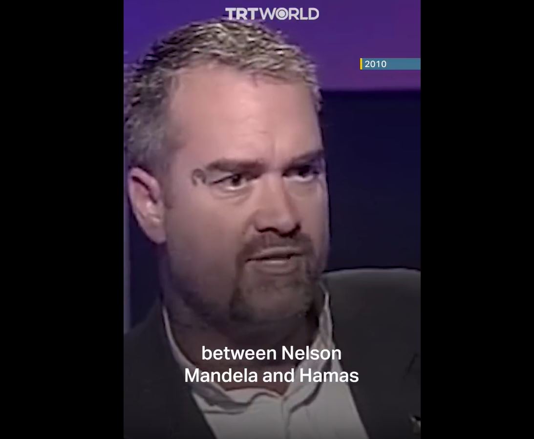 Former US marine: There is no difference between Nelson Mandela and Hamas 