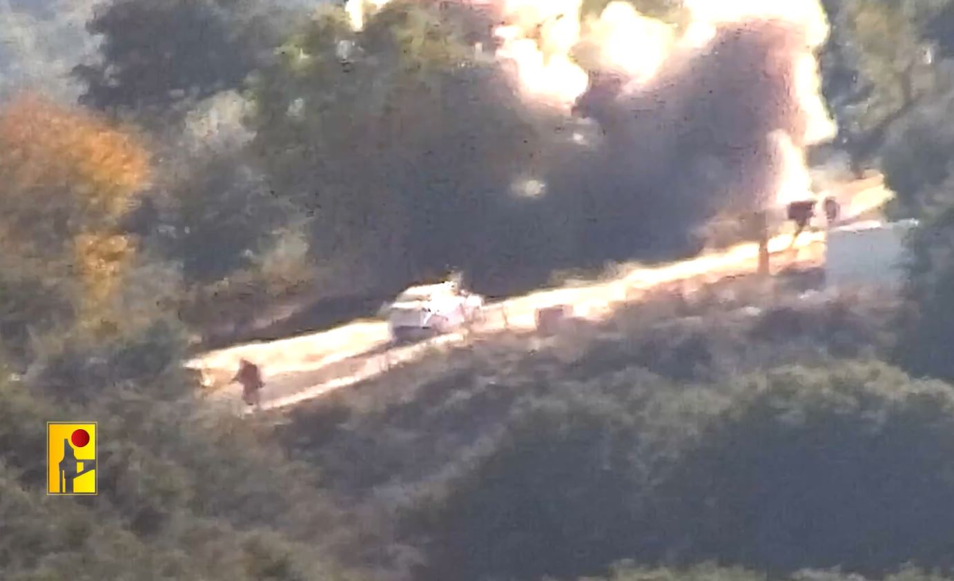 Hezbollah released footage targeting Israeli logistical force near Lebanese-Palestinian border