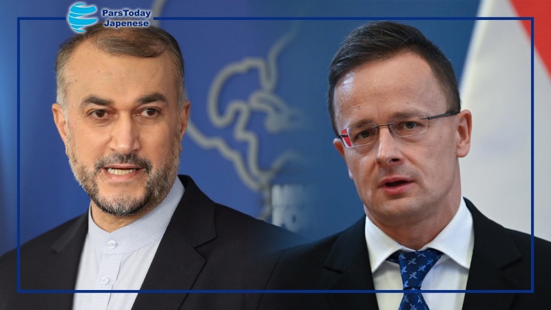 イランとハンガリーの外相らが会談、ガザ情勢を中心に