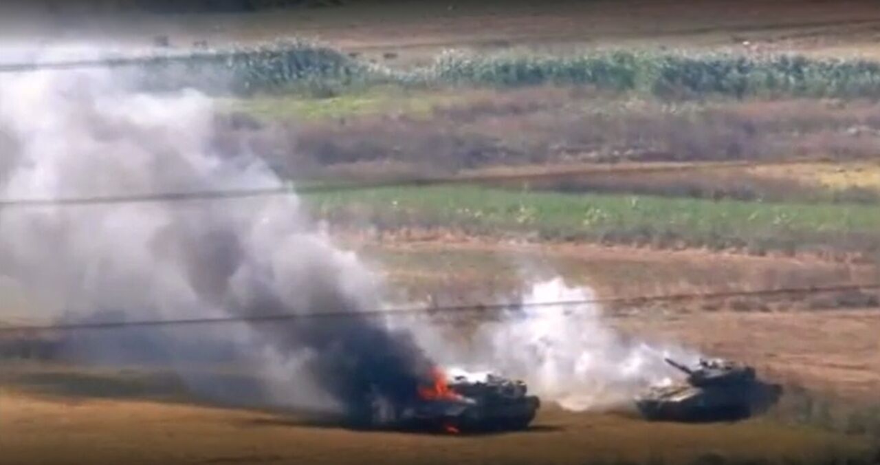 Três tanques do regime sionista destruídos no oeste de Gaza
