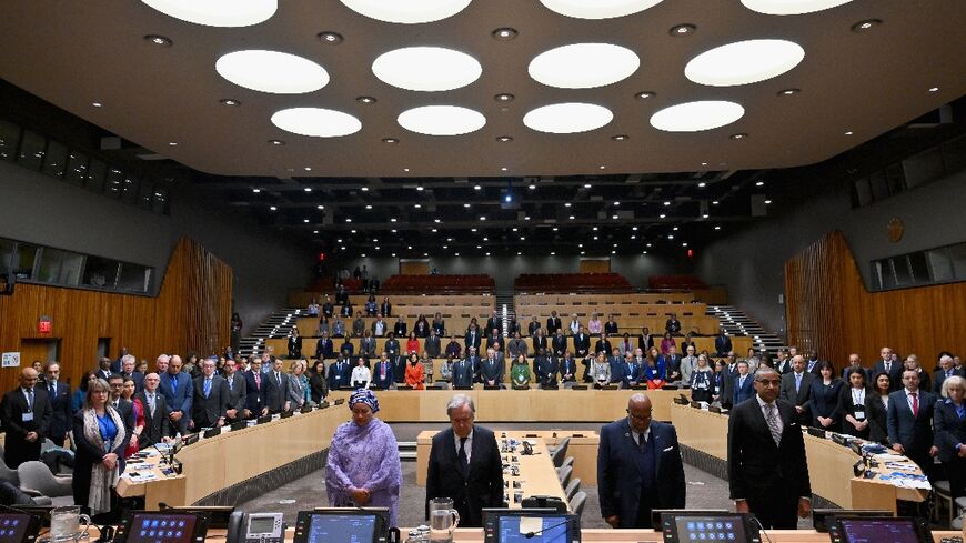 UN observes minute’s silence for 101 staff killed in Gaza