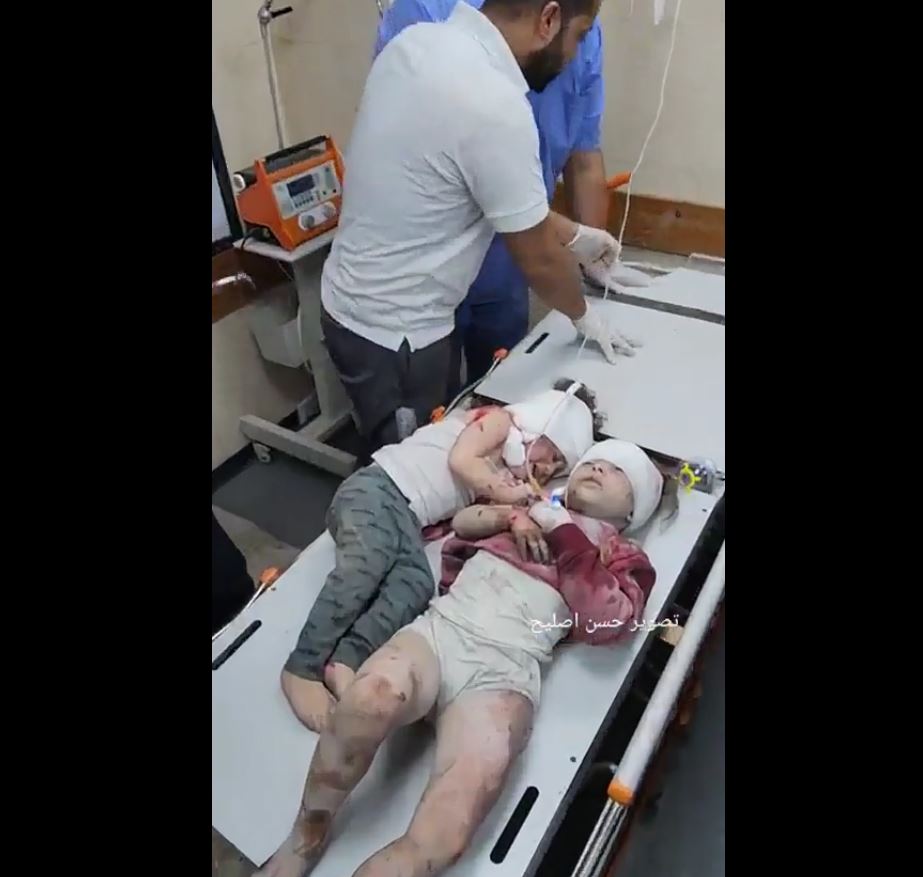 Video: Many innocent kids killed in Israeli airstrike targeting a residential complex in Nuseirat, Gaza
