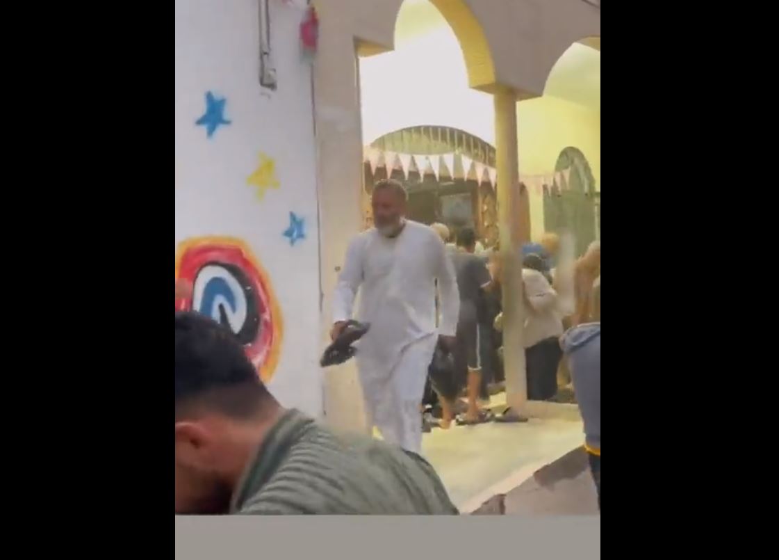 Video: War Crimes now as Israel bombs mosque in Gaza