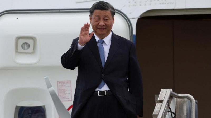 Präsident Xi in USA eingetroffen