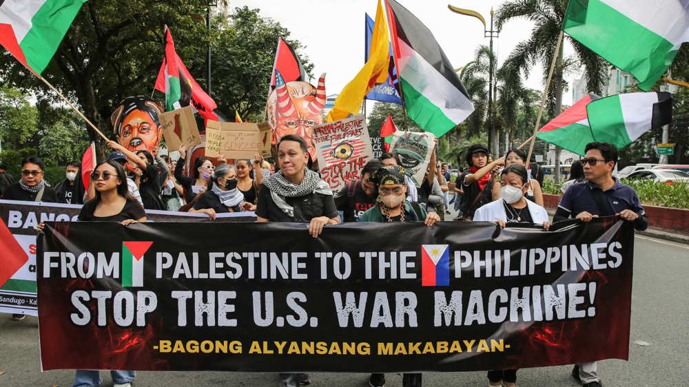 Pro-Palestinian activists clash with police in Philippines (+Video)