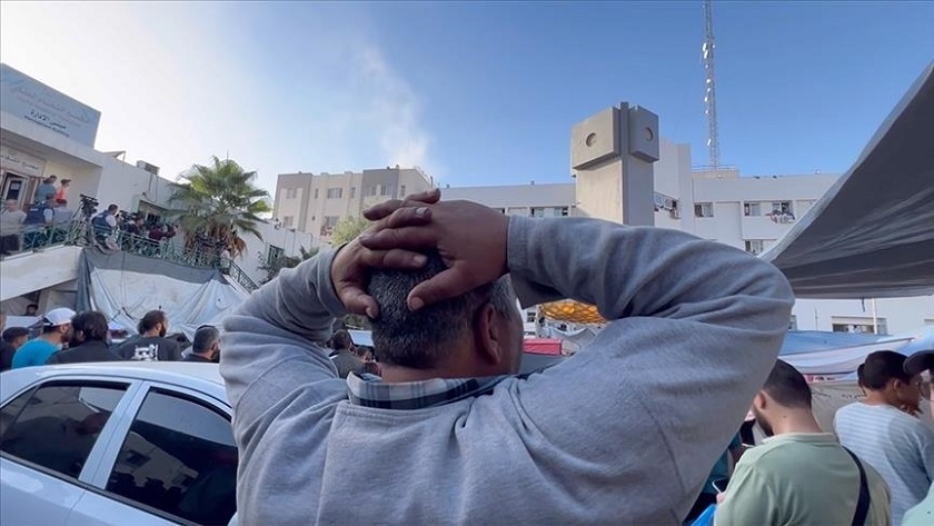  Israeli regime targets Al-Shifa Hospital once again