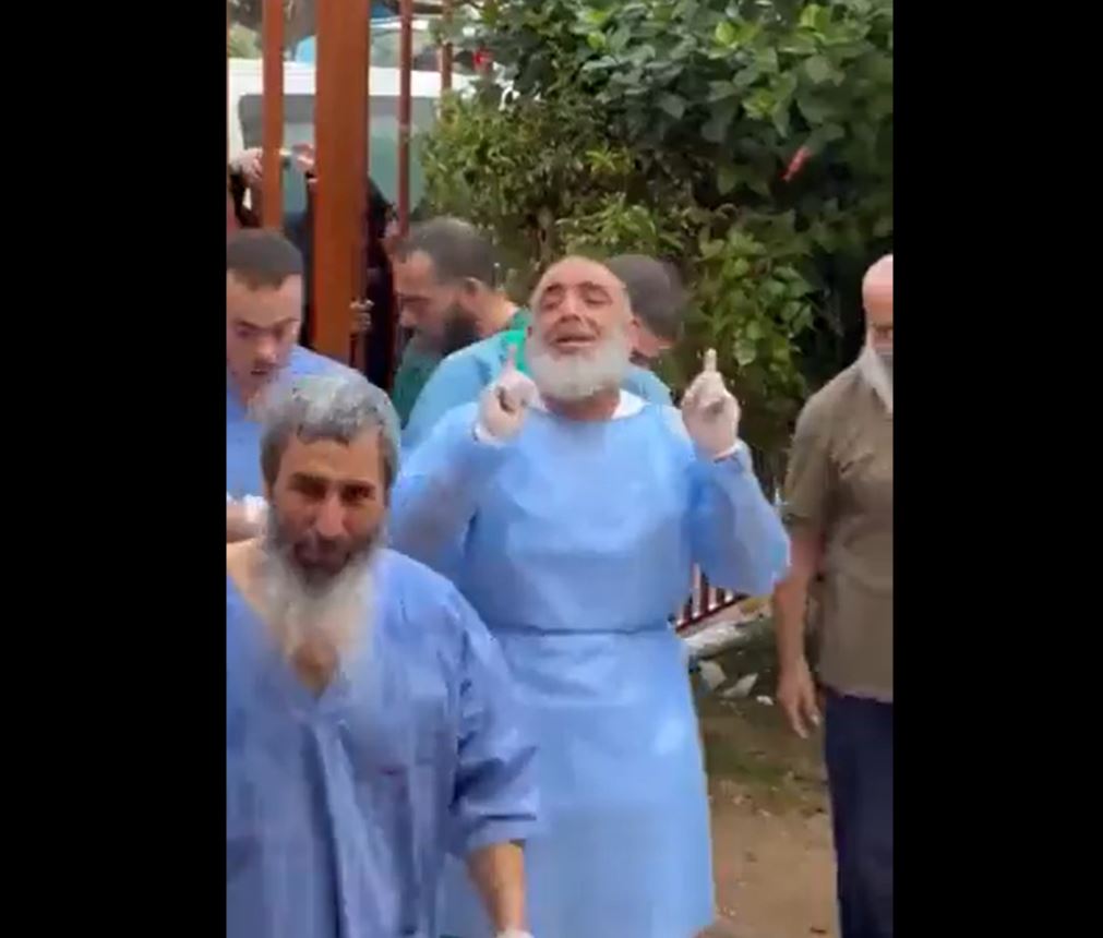 Palestinian doctor after funeral prayer: Allah sufficient for us and best arbiter of affairs