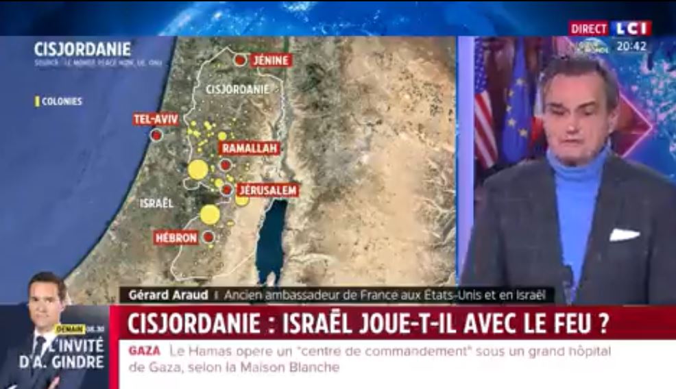 France’s Former Ambassador to US: Jewish settlers doing ethnic cleansing in West Bank