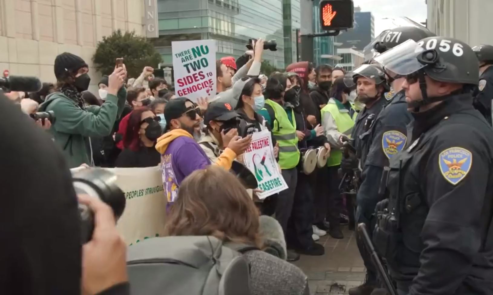 Video: Pro-Palestine protesters try to block APEC summit meeting to call for ceasefire in Gaza