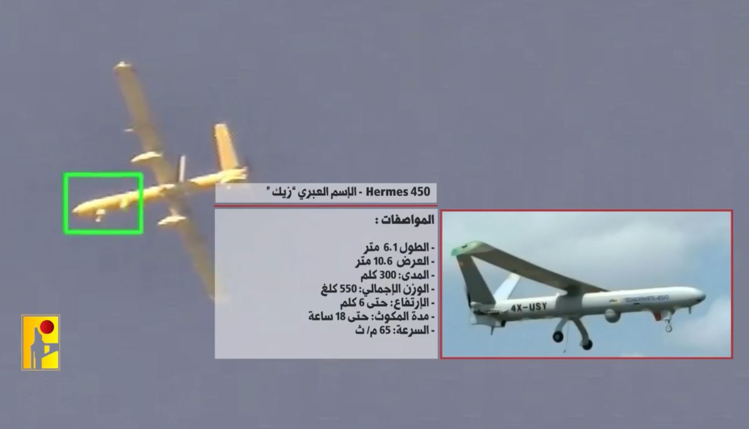 Video: Hezbollah shoots down Israeli Elbit Hermes 450 multi-purpose drone in S Lebanon 