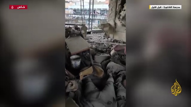 ویدیو | جنایت بزرگ صهیونیست‌ها، این بار در مدرسه الفاخوره در اردوگاه جبالیه