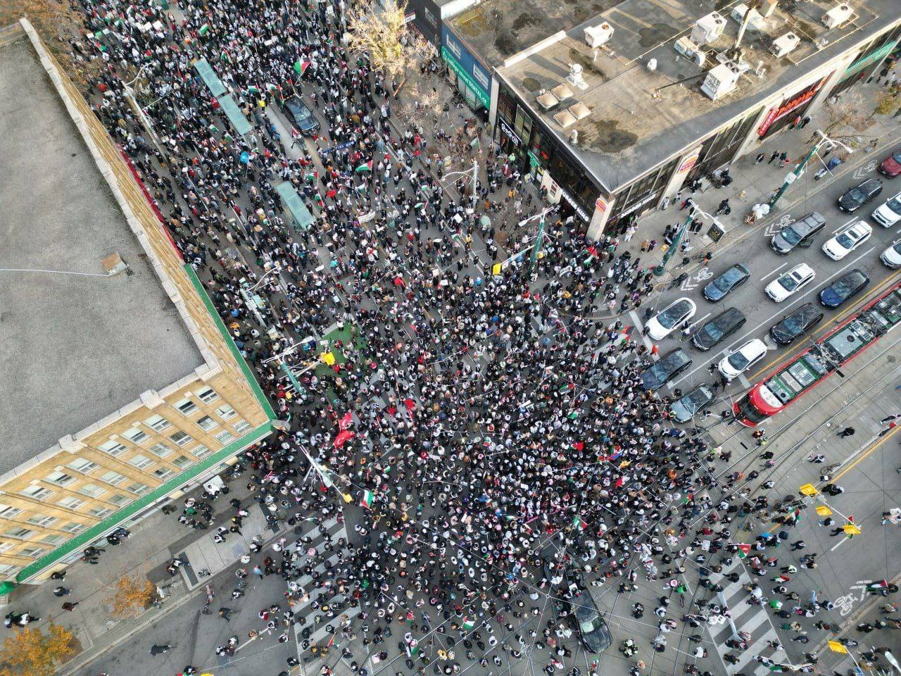 Video: Massive pro-Palestine rally in Vancouver, Canada 