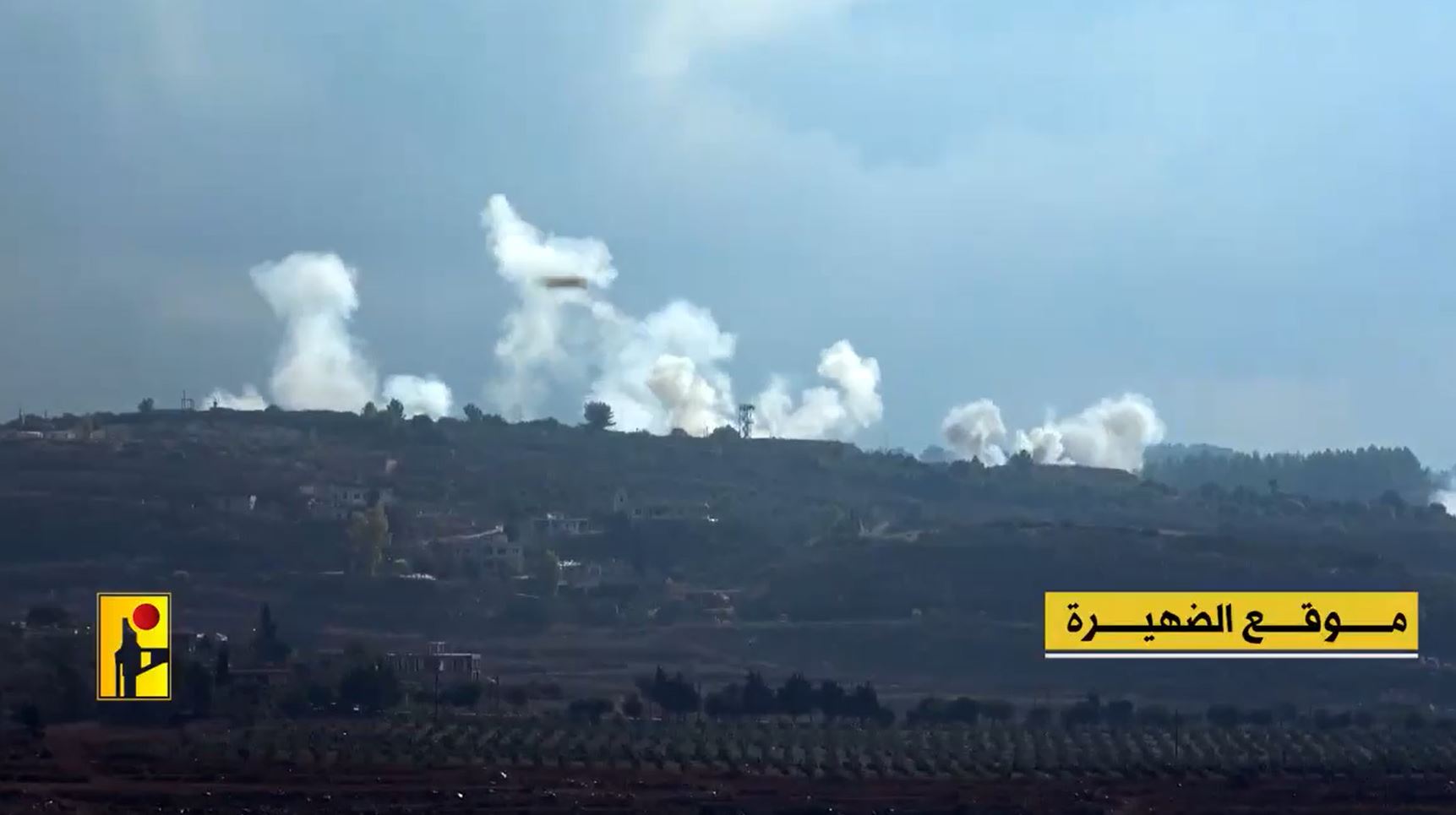  Rainfall, Hezbollah missiles shower Israeli occupation sites on Lebanon border (+Video)