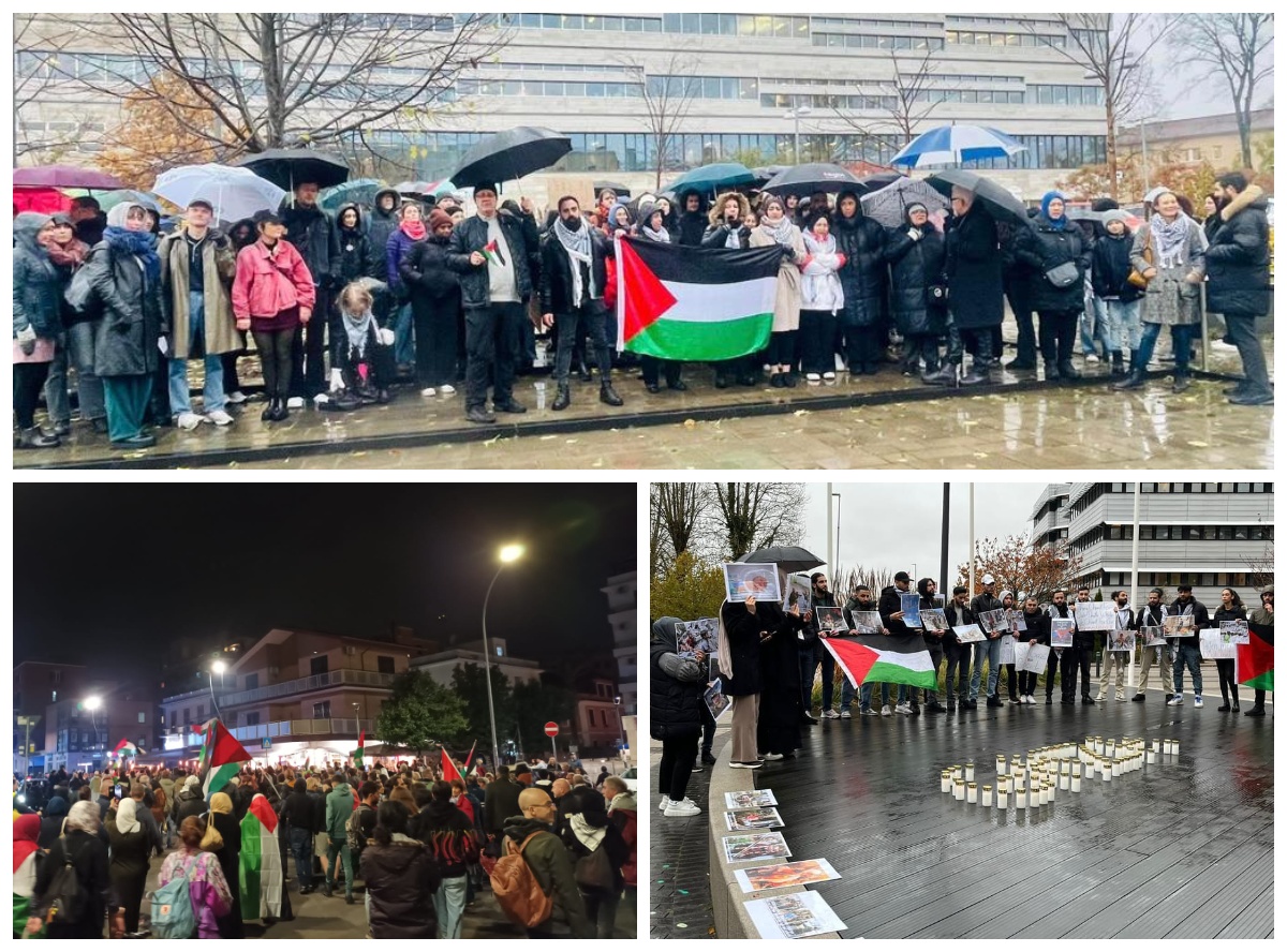 Thousands demonstrate in European countries denouncing Israeli massacres in Gaza