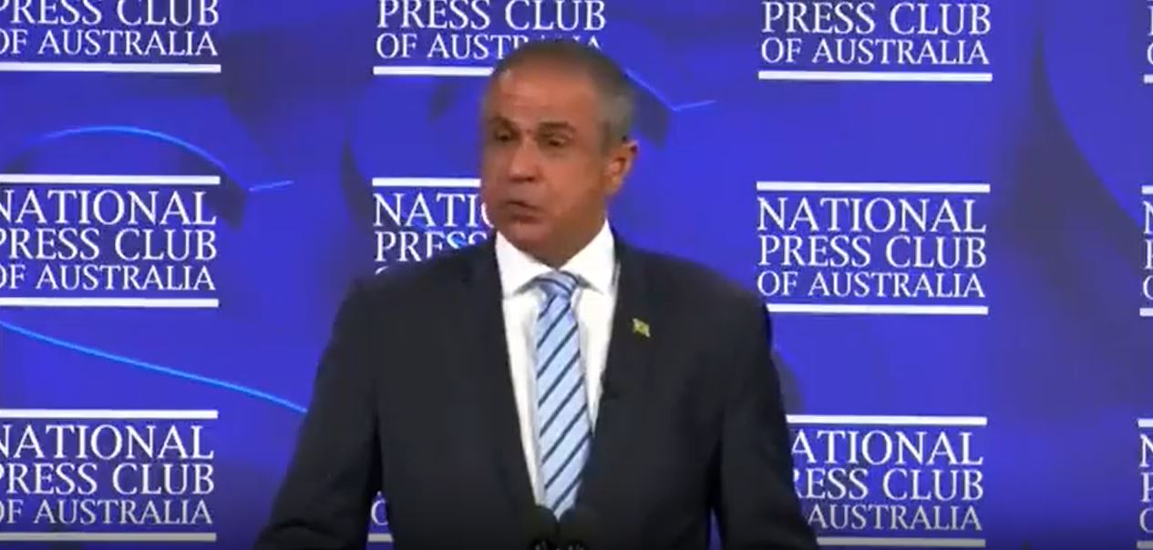 Israel's Ambassador to Australia: "There is no moral equivalency, we are not victims.. sorry, we are victims"