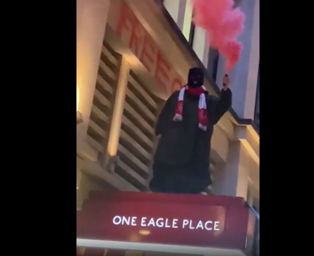 Video: Palestine activists shut down London HQ of Leonardo, who arm Israel to genocide in Gaza