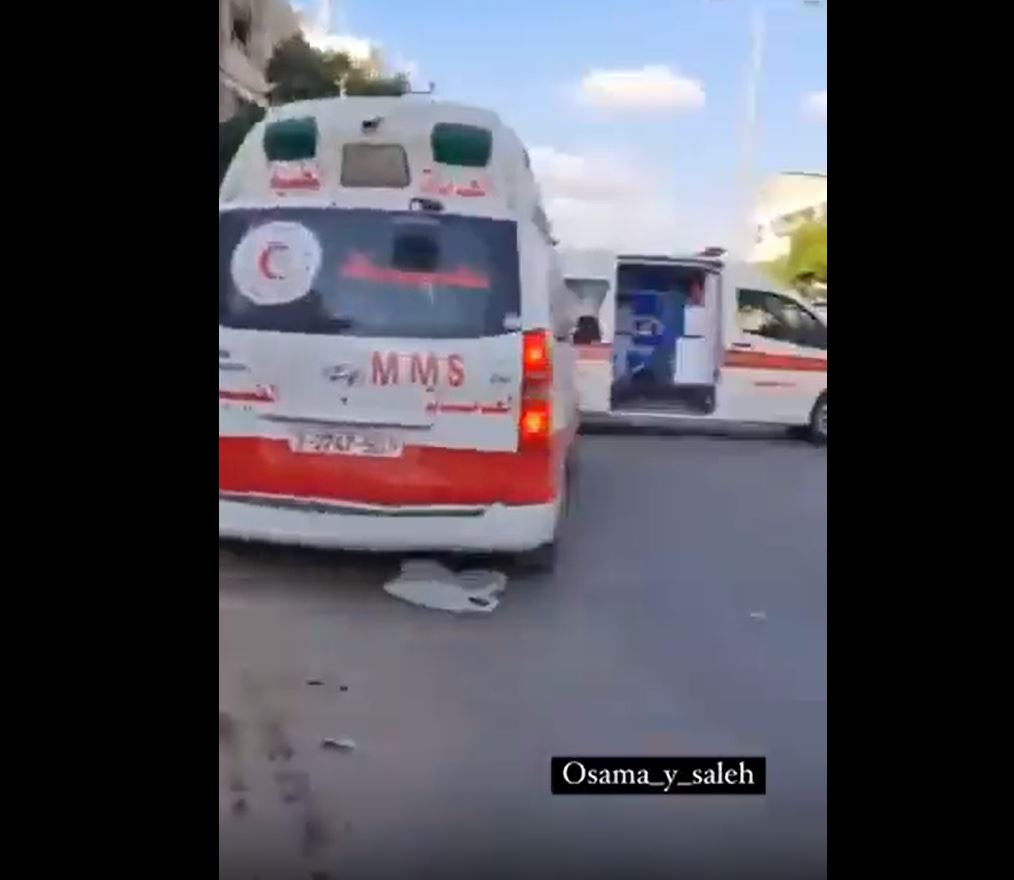 Video: Israeli occupation forces bomb civilians, including wounded inside ambulances in Gaza
