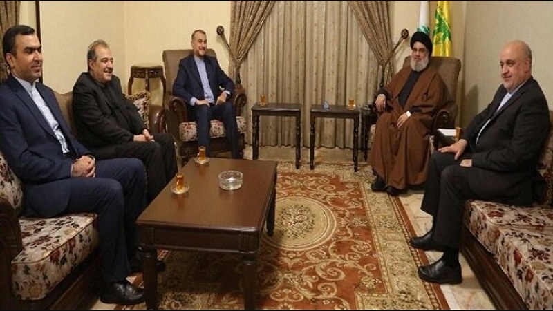 Emir Abdullahiyan ile görüşmede Nasrullah: Siyonist düşmanın yenilgisi kesindir