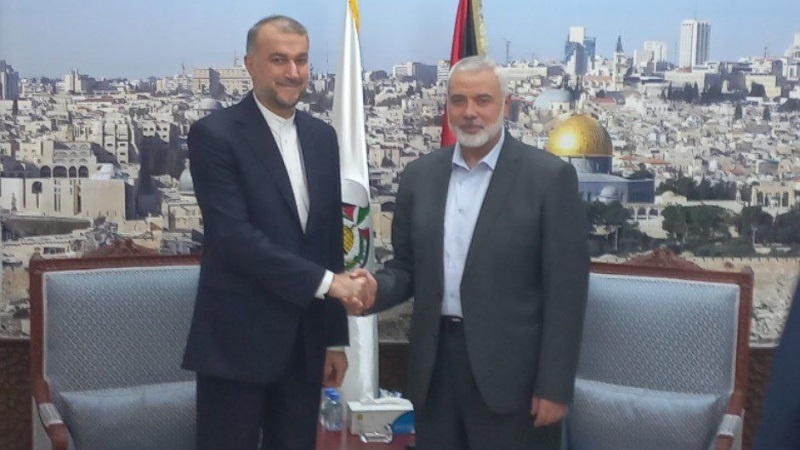 Incontro di Amir-Abdullahian con Haniyeh in Qatar
