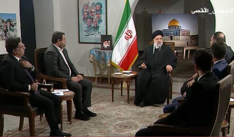  الرئيس الإيراني: القضية الفلسطينية هي القضية الأولى والأهم في العالم الفلسطيني 