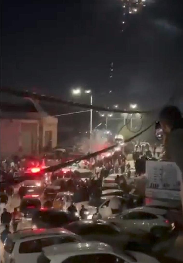 Slavlje u Palestini nakon oslobađanja prve grupe palestinskih zatvorenika iz izraelskih zatvora