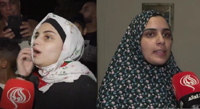 رہا ہونے والے فلسطینی اسیروں کا پر تپاک استقبال، صہیونی انتباہات نامنظور + ویڈیوز