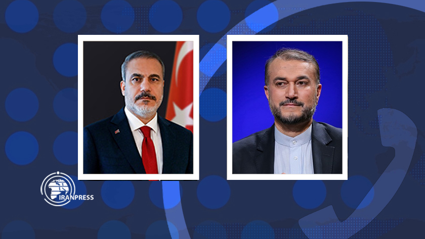  Iran, Turkey FMs confer latest Palestinian developments over phone