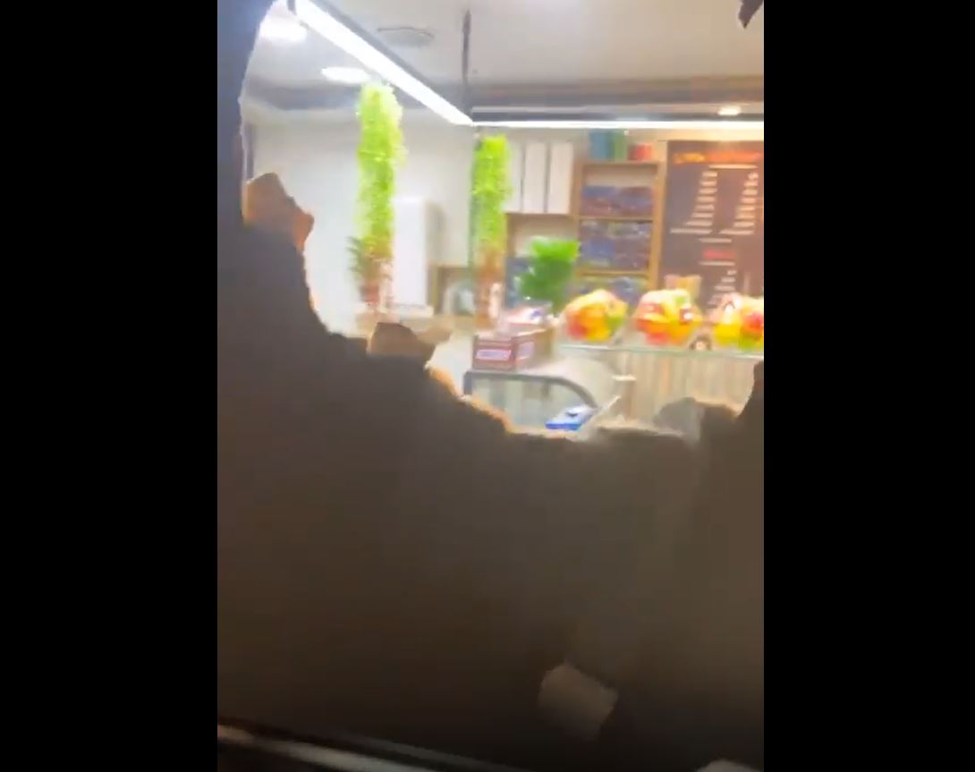 Video: Israel occupation forces sabotaged a cafe in Al-Jalazoun camp, West Bank