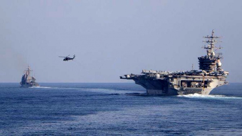 ドワイト・D・アイゼンハワー空母打撃群がペルシャ湾に入湾