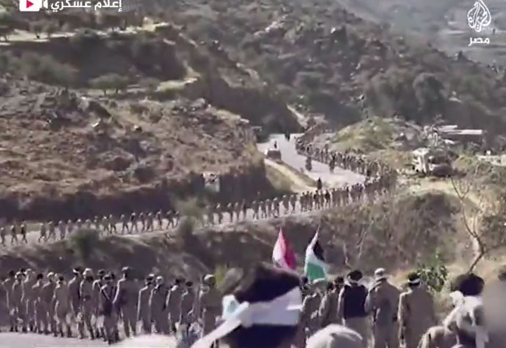 Video: Military march in Saada, Yemen in preparation for actual participation in fight against Zionists