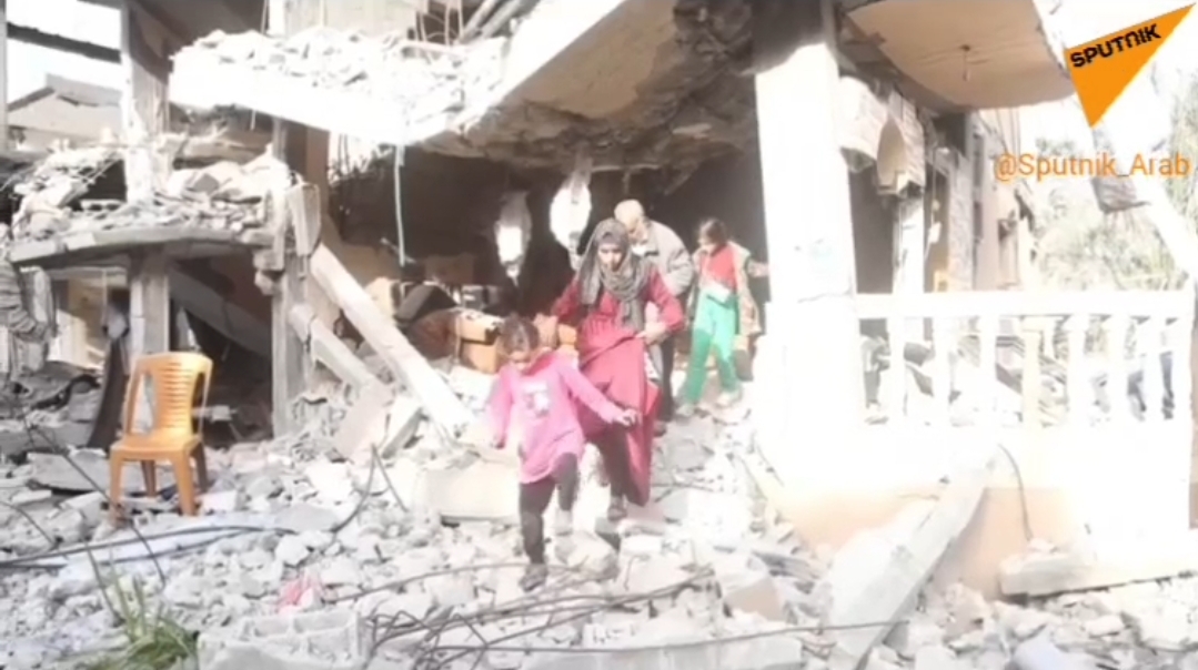 Video| Pagsubaybay sa pagbalik ng mga residente sa silangan ng lungsod ng Khan Yunis, sa Gaza Strip