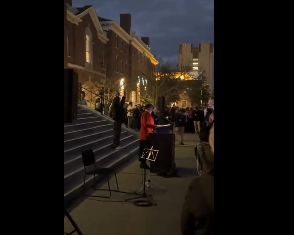 Video: Brown University in US vigil erupts in protest for  shot three Palestinian students