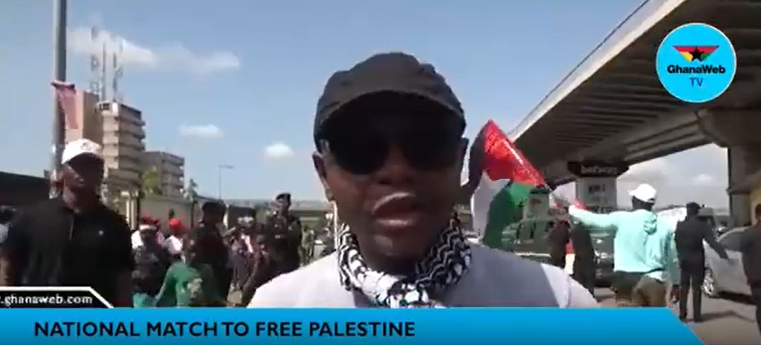 Video: Protesters marching in Ghana in solidarity with Gaza