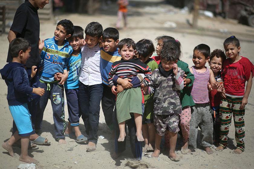  Simpati Anak-anak Irak terhadap Syuhada Gaza di Al-Haramain Karbala