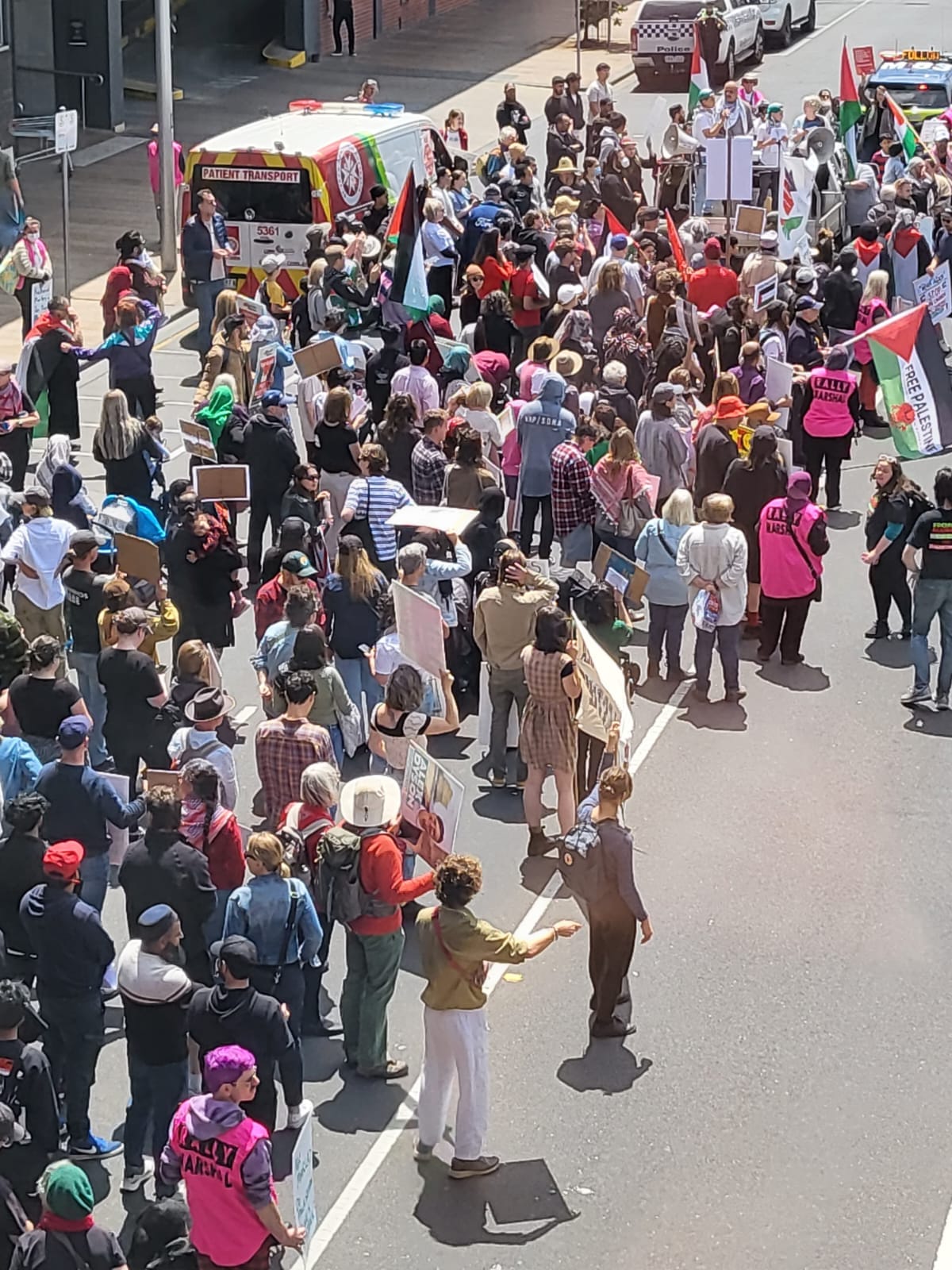 Video: Rally in support of Palestine in Geelong, Australia