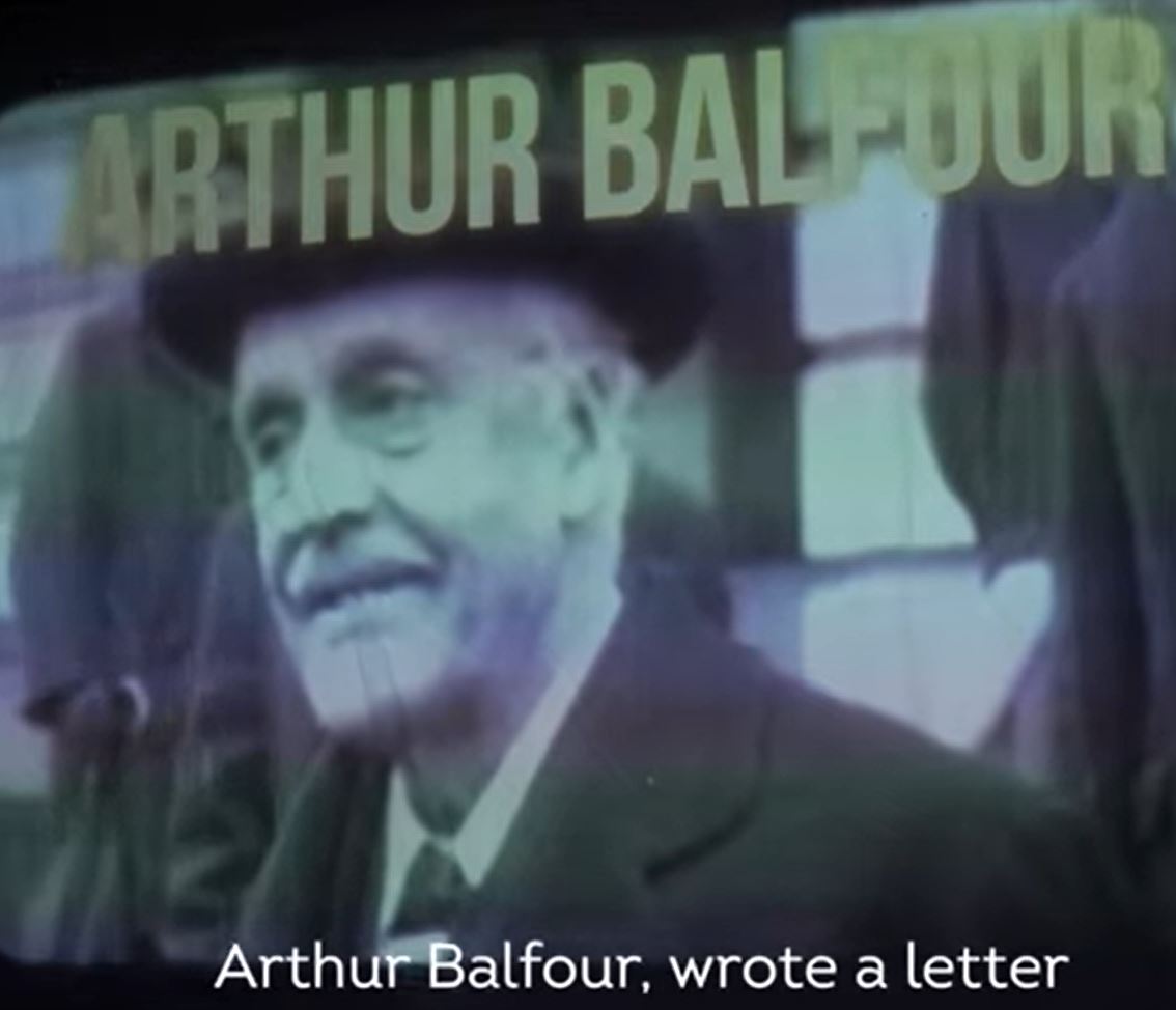 Video: 106-year-ago, Britain's FM published a letter promising to create a Jewish homeland in Palestine!