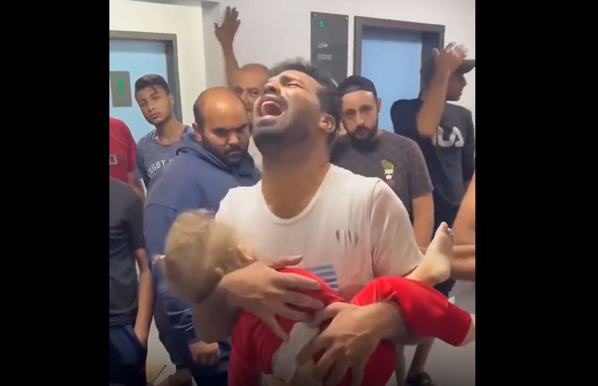 Video: Bereaved father breaks down as his little daughter brutally murdered by Israel in Gaza
