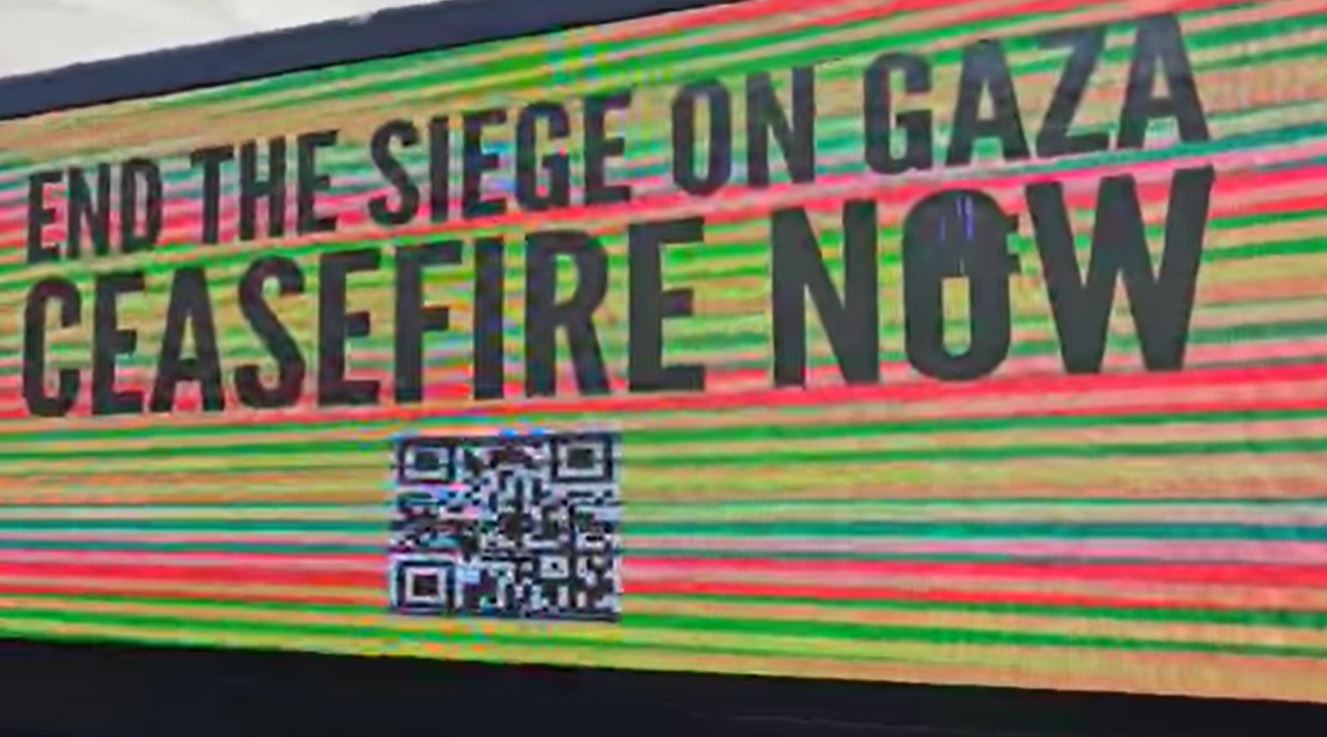 Video: Solidarity with Palestine in Dixie Mall, of Mississauga, Canada 