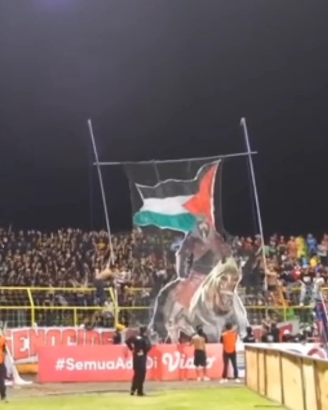 Suporter PSM Makassar Nyatakan Dukungan pada Perjuangan Rakyat Palestina