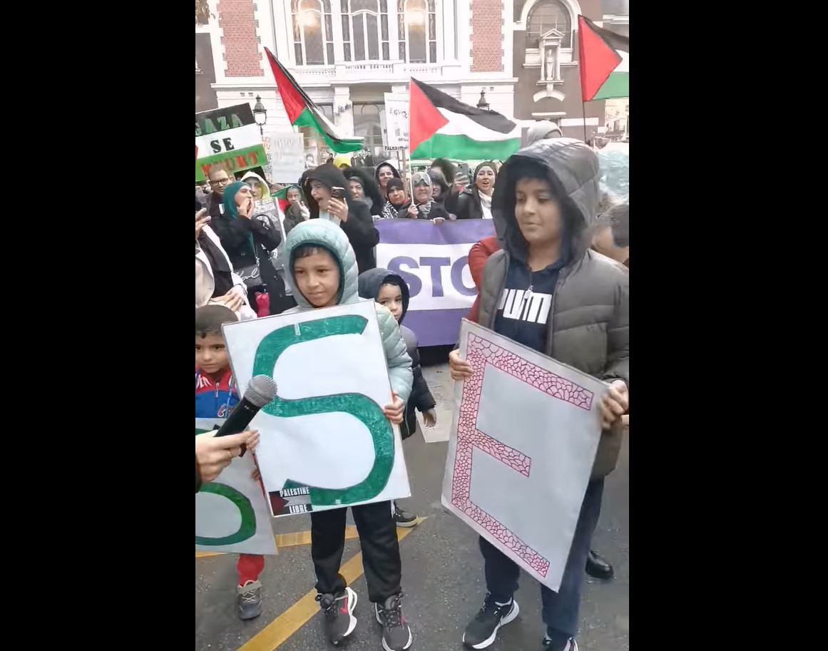 Video: 5000 protesters in Lille, France "I am Palestinian"