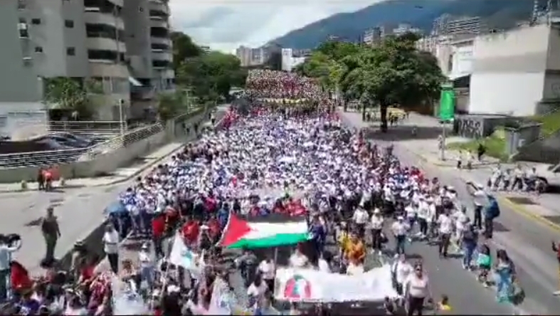 Stotine hiljada građana u Karakasu podržale Palestinu