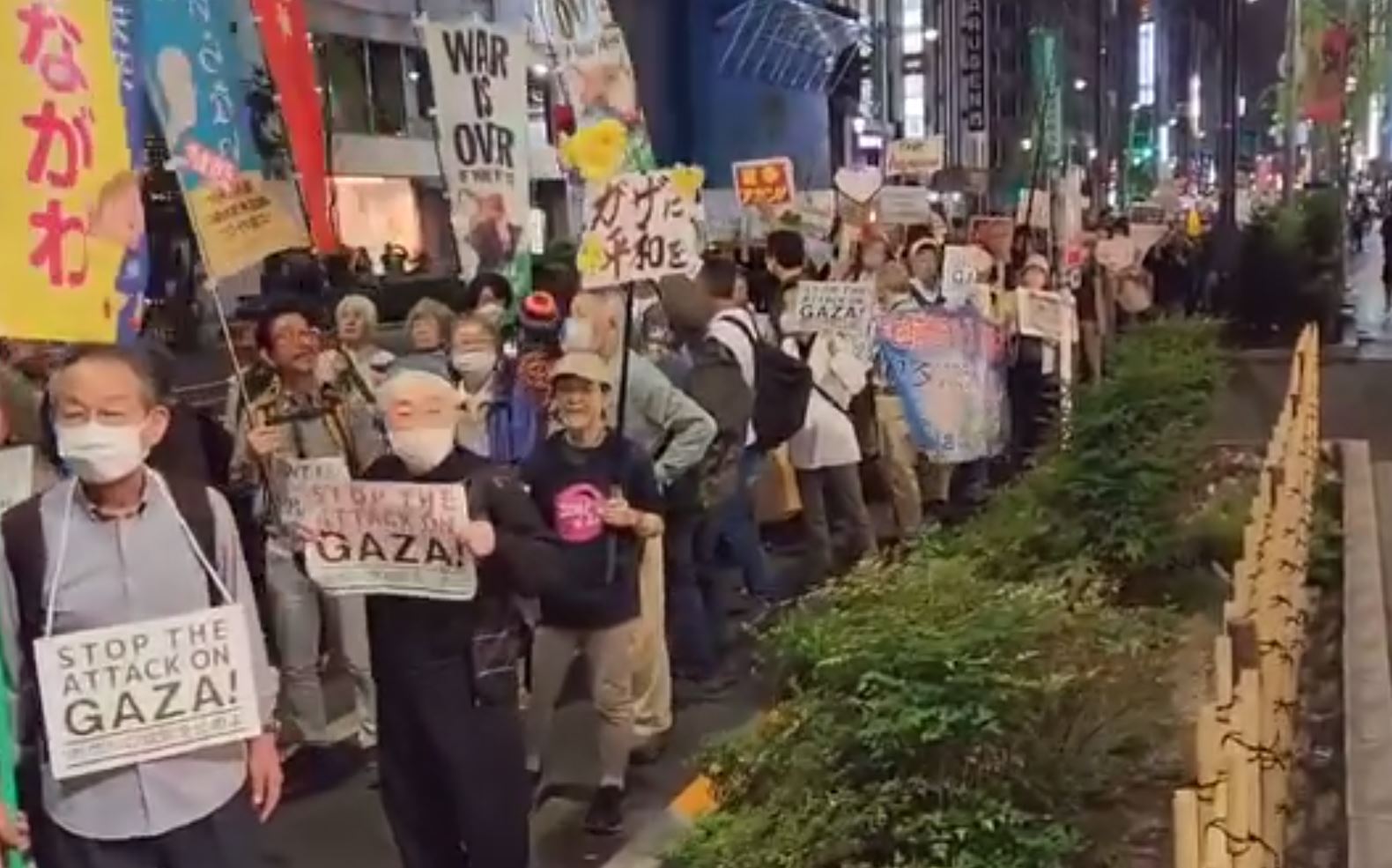 Video: Hundreds protest in Japan in support of Palestine, against Israel atrocities in Gaza