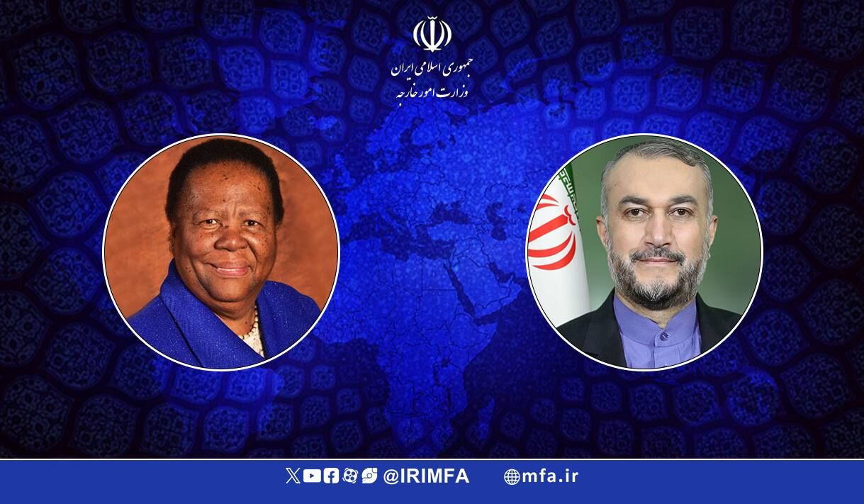 Iran's FM hails South African support of oppressed Palestinians