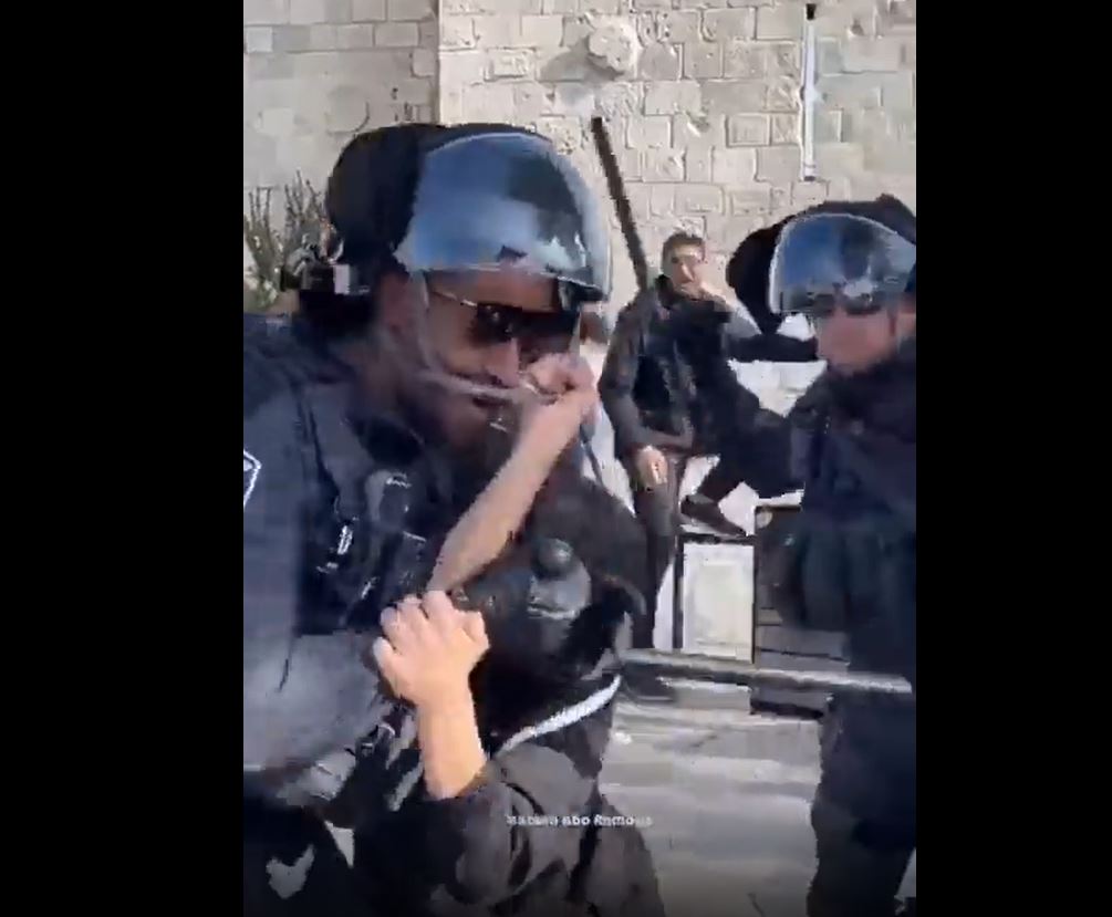 Footage shows Israeli police brutally assaulting a 12-year-old girl in Al-Quds