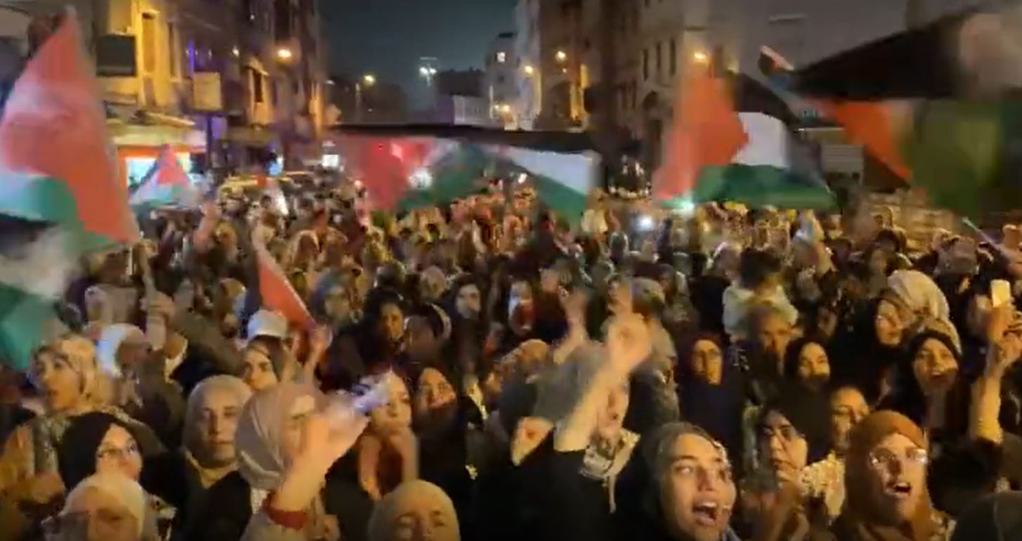 Video: Hundreds take to streets in Casablanca, Morocco, in support of Palestine 